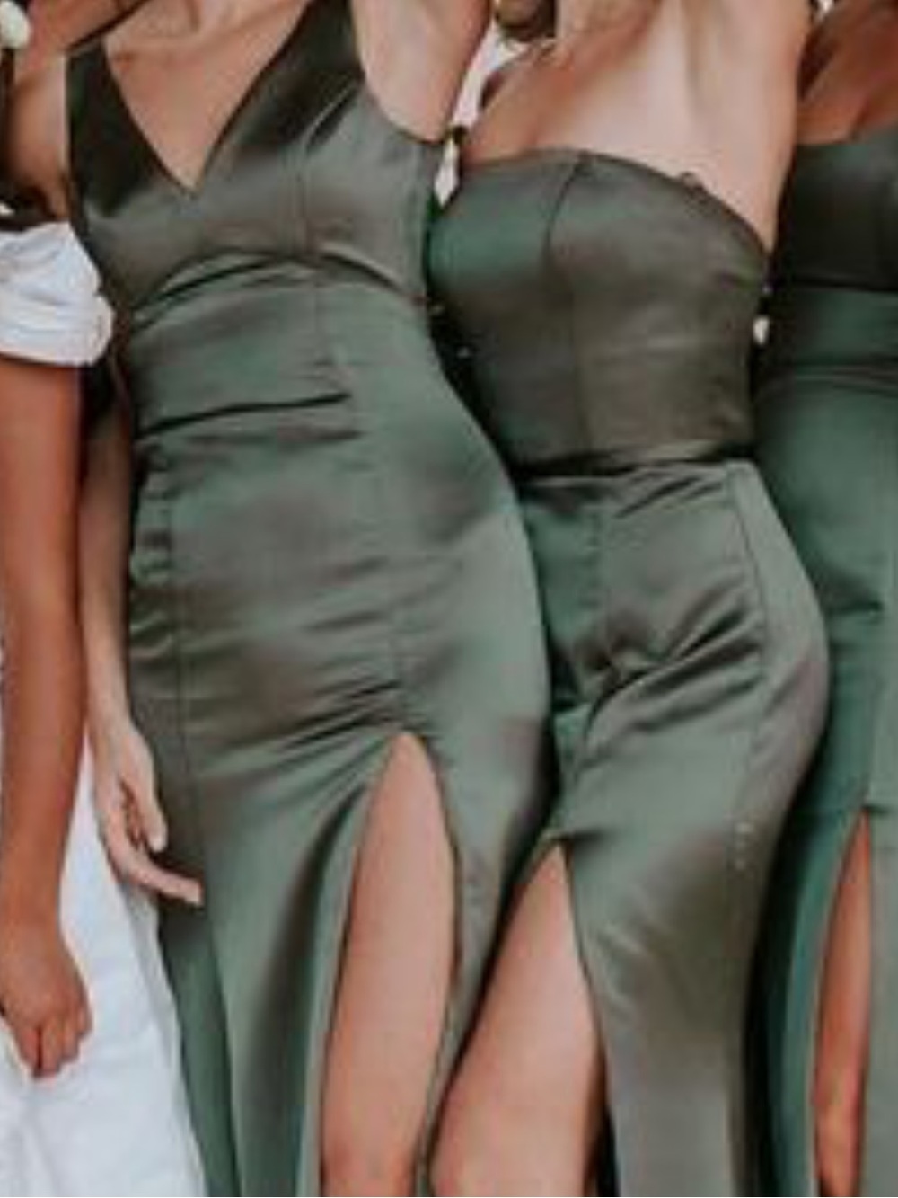 Amsale Olive Tiane Dress - Picture 7 of 7